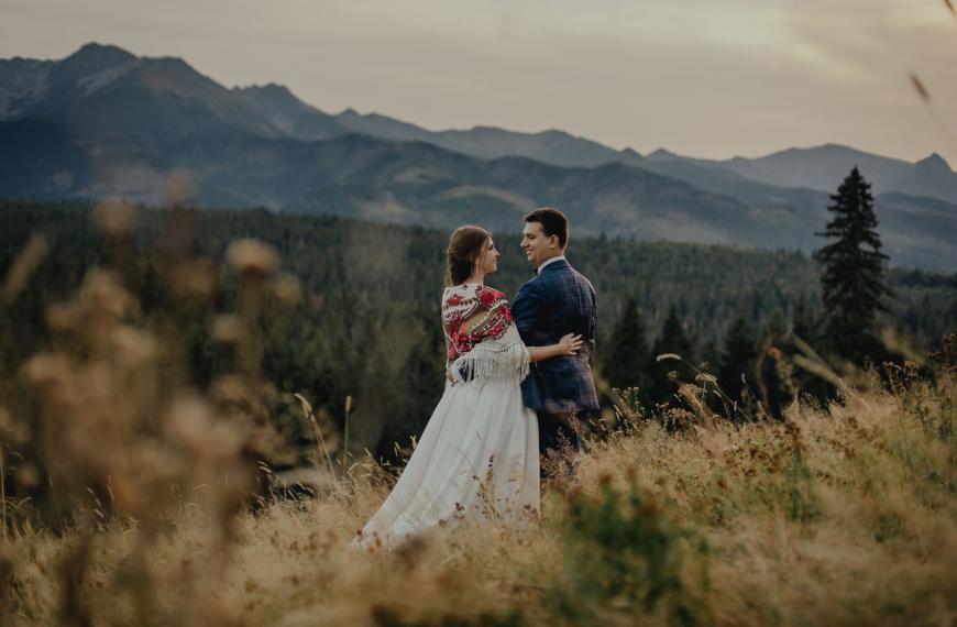 Justynka i Dominik – sesja ślubna w Tatrach